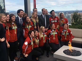 Prince William and Justin Trudeau in Vancouver
