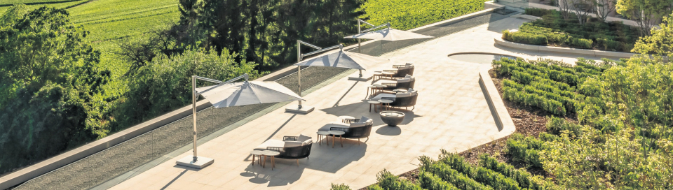 Royal Champagne Hotel and Spa terrace
