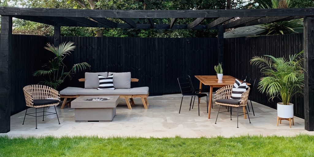 The House That Black Built modern gas fire pit